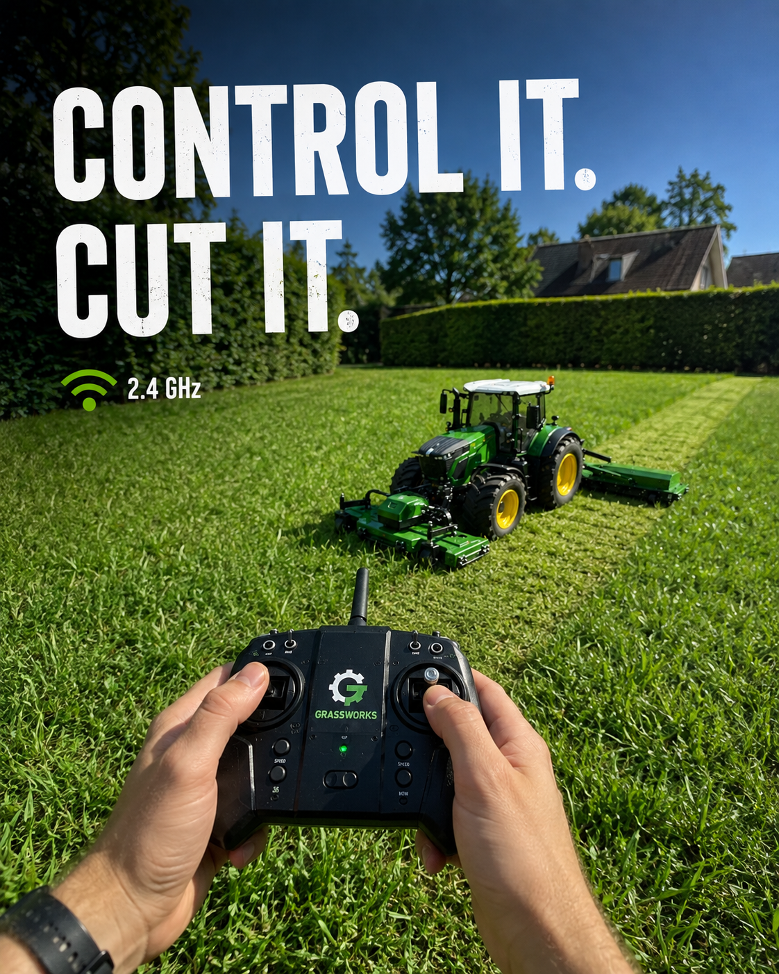 GrassWorks GX-64 FoldCut RC Mower