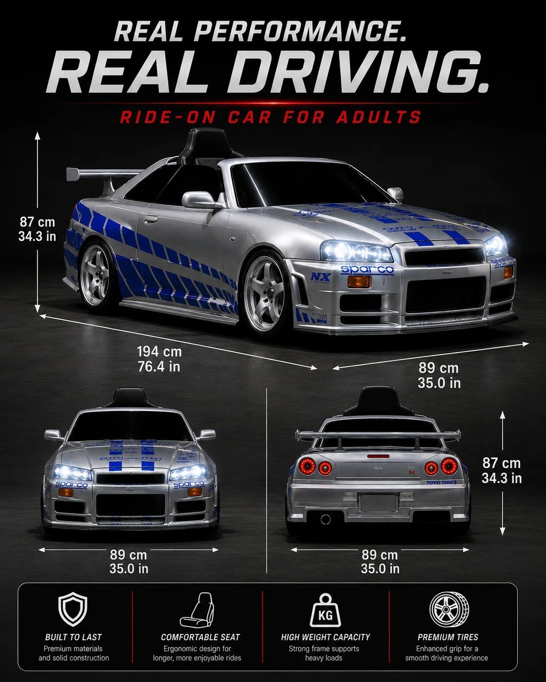 DriftKart features and design details